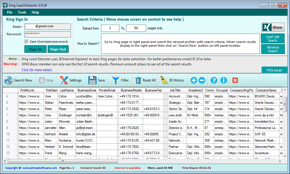 Business Lead Extractor