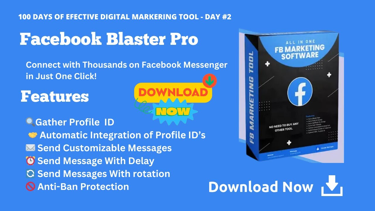 Facebook Blaster Pro